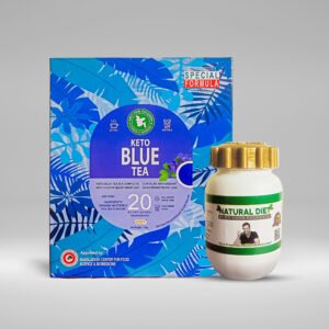 Blue Tea & Natural Diet Powder Combo